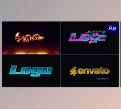 Download Cyberpunk Logo Reveal After Effects (Videohive 55608729) - AE Project