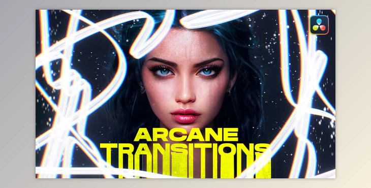 Download Arcane Tranisitions DaVinci Resolve (Videohive 47192820)