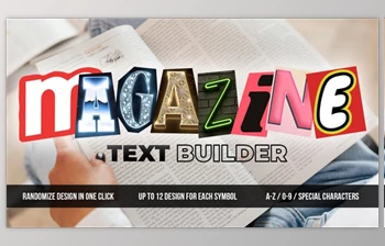 Download <span class='badge badge-warning'>Magazine</span> Text Builder (Videohive 55160507)