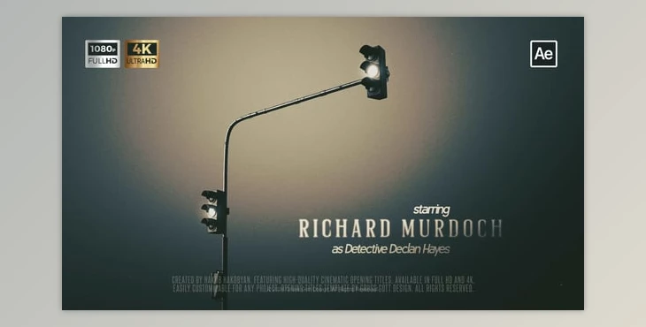 Download Dark City Opening Titles (Videohive 55316977) - AE Project