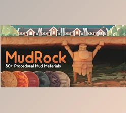 Download Blender Market - Mudrock v2.0 - 50+ Procedural Mud Materials