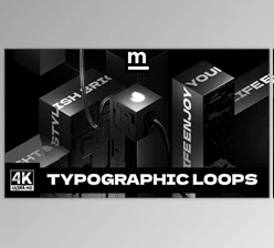 Download 3D Abstract Typography Loops (Videohive 39188658) - AE Project