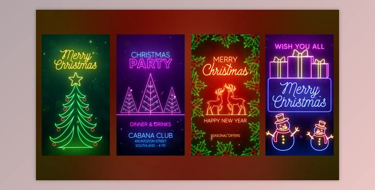 Download Christmas Party Instagram Stories (Videohive 55628483) - AE Project