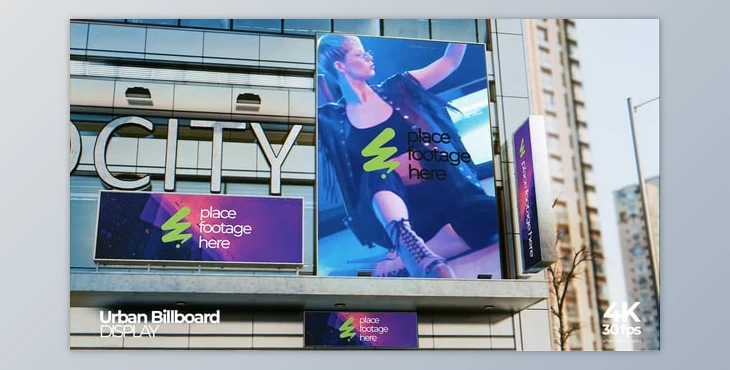 Download Urban Billboard Mockup (Videohive 55657380) - AE Project