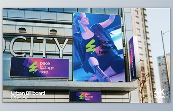 Download Urban <span class='badge badge-warning'>Billboard</span> Mockup (Videohive 55657380) - AE Project