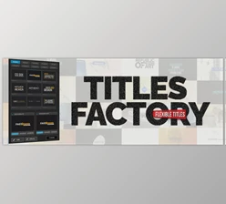 Download Aescripts Titles Factory v1.0.1