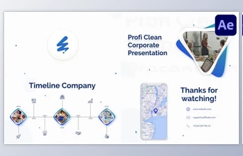 Download Profi <span class='badge badge-warning'>Clean</span> Corporate Presentation for After Effects (Videohive 55731982) - AE Project