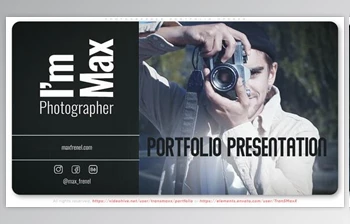 Download Photographer <span class='badge badge-warning'>Portfolio</span> Opener (Videohive 55712228) - AE Project