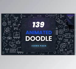 Download 139 Animated Doodle | MOGRT Pack (Videohive 55604441) - PR Project