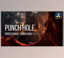 Download Punch Hole Transitions for Davinci Resolve (Videohive 55612485)