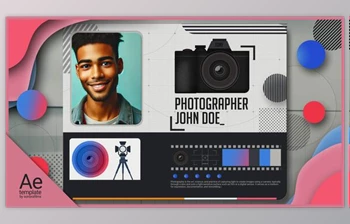 Download Photographer <span class='badge badge-warning'>Profile</span> (Videohive 55856830) - AE Project