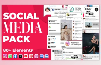 Download Social Media <span class='badge badge-warning'>Pack</span> (<span class='badge badge-warning'>Videohive</span> 55874489) - AE Project