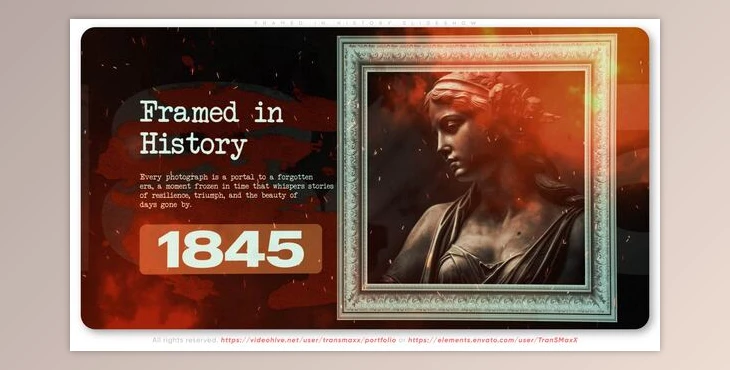 Download Framed in History Slideshow (Videohive 55906554) - AE Project