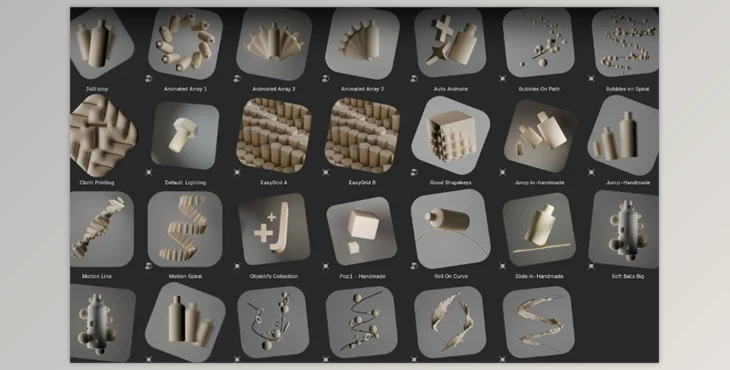 Download Blender The Lazy Motion Library (v1.5)