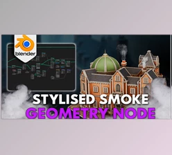 Download Blender Market - Blender 4 3DT Smoke Generator Geometry Node