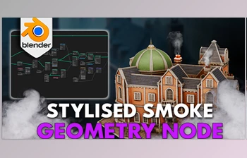 Download Blender Market - Blender <span class='badge badge-warning'>4</span> 3DT Smoke Generator Geometry Node