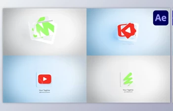 Download Minimal <span class='badge badge-warning'>3D</span> Logo for After Effects (Videohive 55866924) - AE Project