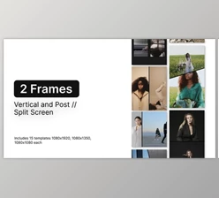 Download Split Screen Vertical and Post - Frames 2 (Videohive 55915508) - AE Project