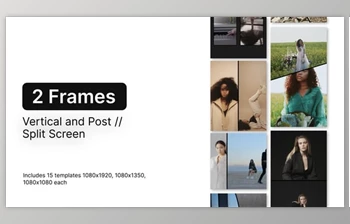 Download Split Screen Vertical and Post - Frames <span class='badge badge-warning'>2</span> (Videohive 55915508) - AE Project