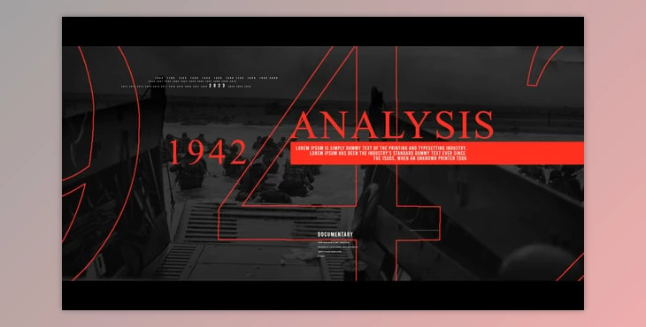 Download Documentary Timeline (Videohive 55942135) - AE Project