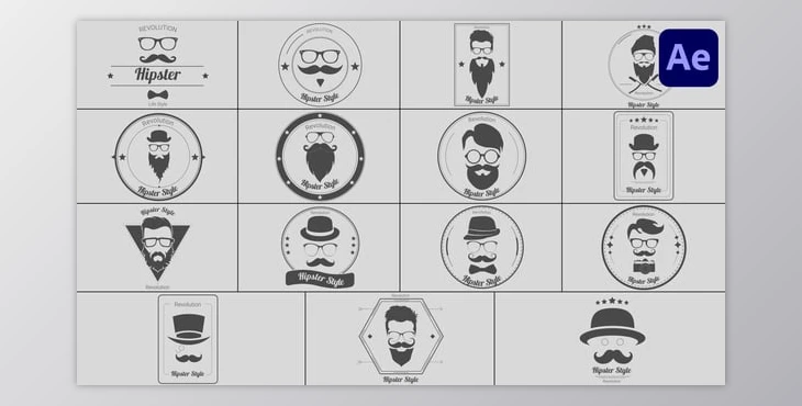 Download Barbershop Badge Titles for After Effects (Videohive 55944444) - AE Project
