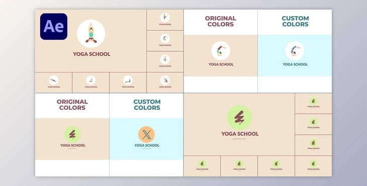 Download Yoga School Logo Reveal for After Effects (Videohive 55944942) - AE Project