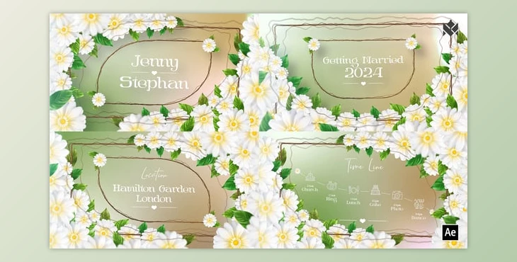 Download Wedding Invitation v01 (Videohive 50336119) - AE Project