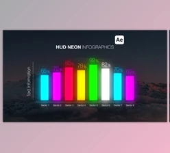 Download HUD Neon Infographics (Videohive 55977233) - AE Project