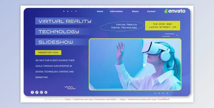 Download Virtual Reality Technology Slideshow (Videohive 55906541) - AE Project