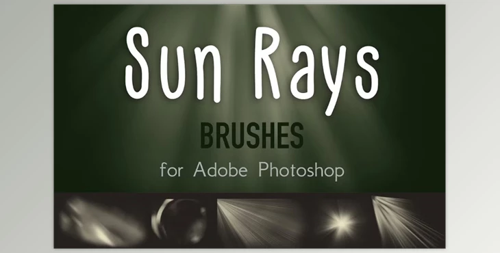 Download SUN RAYS Brushes for Adobe Photoshop Creativemarket - 94601334