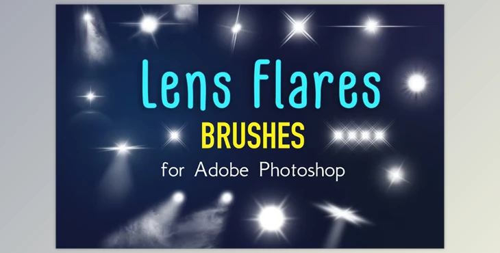 Download Lens Flare Brushes for Adobe Photoshop Creativemarket - 95016587