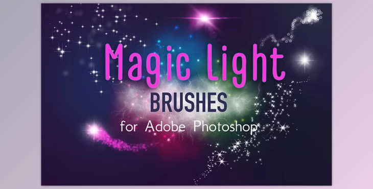Download Magic Light Brushes for Adobe PS Creativemarket - 105935877