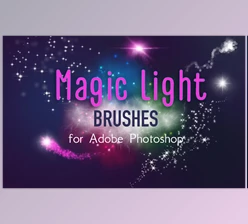 Download Magic Light Brushes for Adobe PS Creativemarket - 105935877