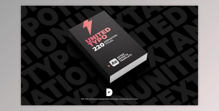 Download United Typo 220 Text Animation (Videohive 42712611) - AE Project