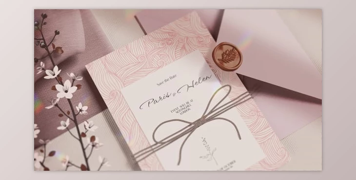 Download Elegant Wedding Invitation (Videohive 55959721) - AE Project