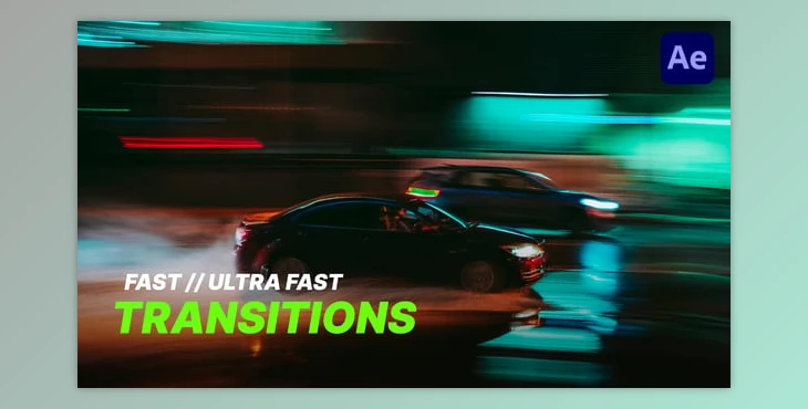 Download Ultra Fast Transitions (Videohive 56007039) - AE Project