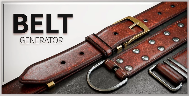Download Blender Market - Belt Generator v4.0