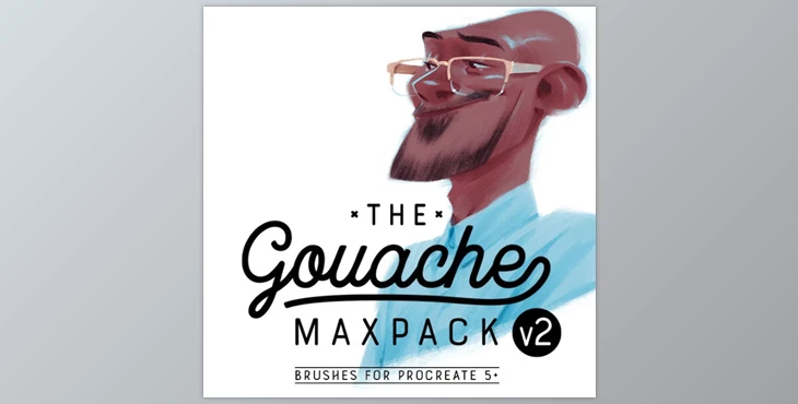 Download Gumroad - The Gouache MaxPack v2 - Brushes for Procreate