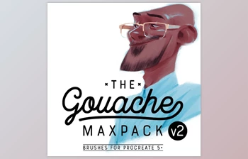 Download Gumroad - The Gouache MaxPack <span class='badge badge-warning'>v2</span> - Brushes for Procreate