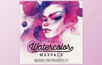 Download Gumroad - The Watercolor MaxPack - Brushes for <span class='badge badge-warning'>Procreate</span>