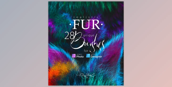 Download Eldar Zakirov - Realistic FUR Brushes for Affinity Photo & Designer