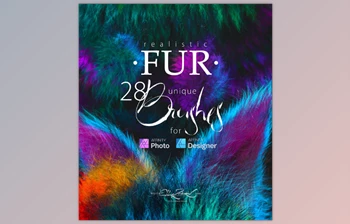 Download Eldar Zakirov - <span class='badge badge-warning'>Realistic</span> FUR Brushes for Affinity Photo & Designer