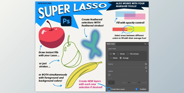 Download Gumroad - Kyle's Super Lasso for Photoshop