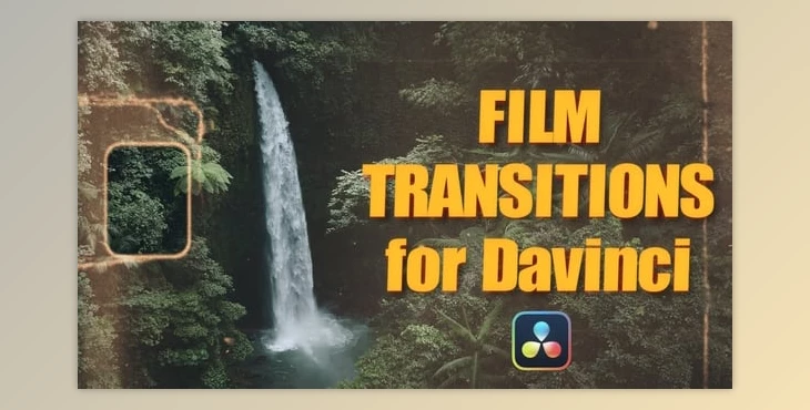 Download 25 FILM TRANSITIONS for Davinci Resolve (Videohive 54258347)