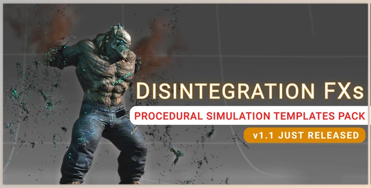 Download Blender Market - Disintegration Fxs v1.1