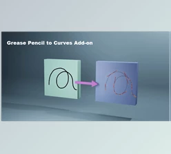 Download Gumroad - Grease Pencil to Curves v0.4.4 For Blender