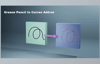 Download Gumroad - Grease Pencil to Curves v0.4.4 For <span class='badge badge-warning'>Blender</span>