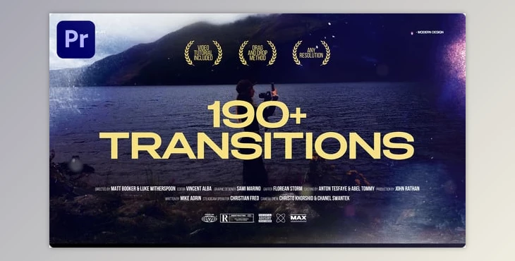Download 190+ Transitions Bundle (Videohive 56162380) - PR Project