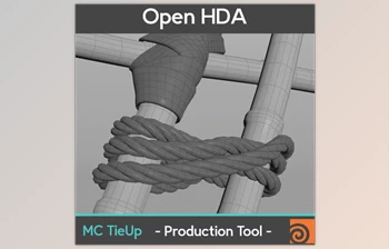Download Gumroad - TieUp For <span class='badge badge-warning'>Houdini</span>