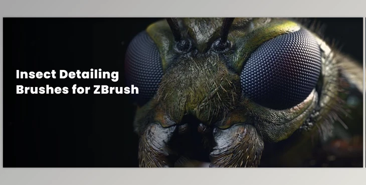 Download Zbrushguides - Insect Detailing Brushes for ZBrush